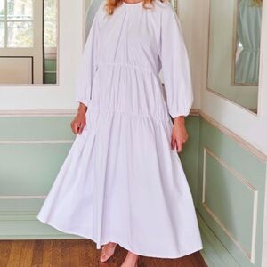 Sundry Coral tiered dress with pockets. See photos for color